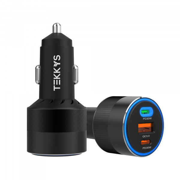 car charger, fast charger, led indicator, multi ports charger, widely compatible